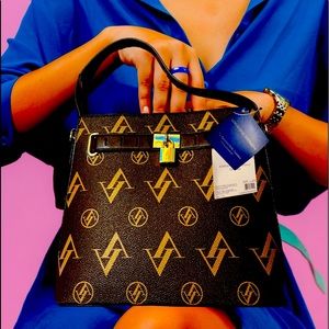 Brown and Tan Adrienne Vittadini bag (New With tags)